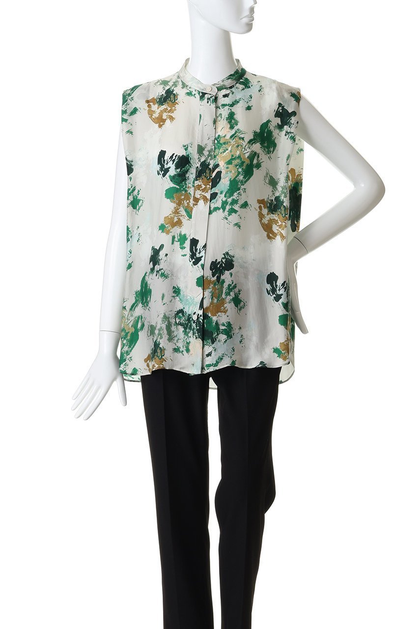 【サクラ/SACRA】のフラワー柄ノースリーブブラウス 人気、トレンドファッション・服の通販 founy(ファニー) ファッション Fashion レディースファッション Fashion for Women トップス・カットソー Cut & Sew Tops キャミソール&ノースリーブ Camisoles & Sleeveless Tops シャツ・ブラウス・オフィスカジュアル Elegant Blouses & Button-Ups ショルダー Shoulder, Shoulder Strap ドレープ Drape, Draping Fabric ノースリーブ Sleeveless, No-Sleeve フラワー Flower, Floral プリント Print, Printed Pattern ボックス Boxy, Box Shape 春 Spring other-2|ID: prp329100004901940 ipo3291000000036683314