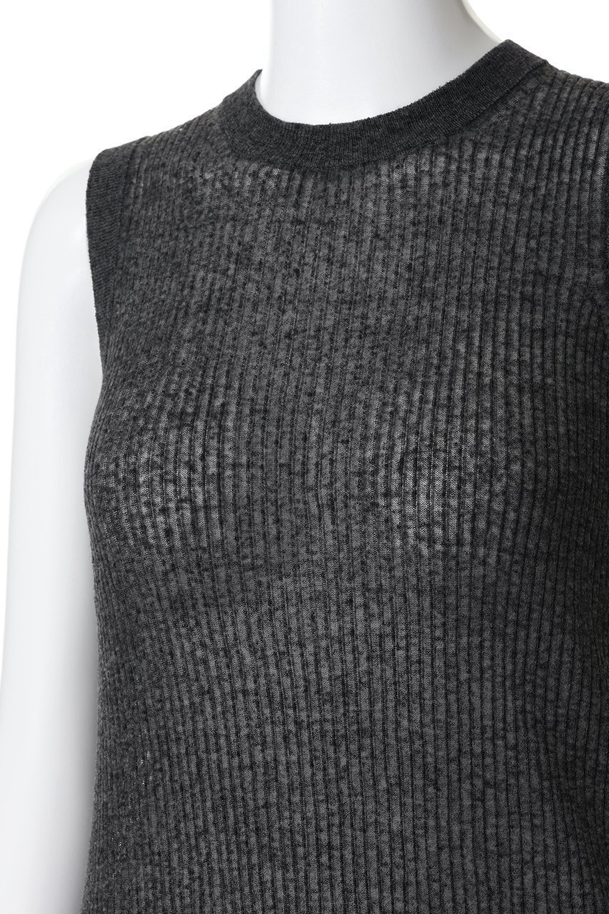 【サクラ/SACRA】のメランジリブタンクトップ 人気、トレンドファッション・服の通販 founy(ファニー) 　ファッション　Fashion　レディースファッション　Fashion for Women　トップス・カットソー　Cut & Sew Tops　キャミソール&ノースリーブ　Camisoles & Sleeveless Tops　シャツ・ブラウス・オフィスカジュアル　Elegant Blouses & Button-Ups　ロングTシャツ・Tシャツ　Longline T-Shirts & Tees　カットソー・ベーシックTシャツ　Cut-and-Sewn Tops / Stretch Tees & Basics　インナー　Innerwear　キャミソール　Camisole, Spaghetti Strap Top　コンパクト　Compact, Small Size　シアー　Sheer, See-Through　タンク　Tank Top, Sleeveless Top　ノースリーブ　Sleeveless, No-Sleeve　メランジ　Melange, Mixed Yarn　リネン　Linen, Linen Fabric　リラックス　Relax, Relaxed Fit　other-5|ID: prp329100004901942 ipo3291000000036683339