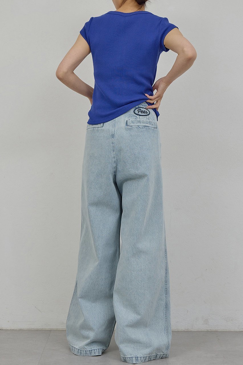 【ガリャルダガランテ/GALLARDAGALANTE】の【PEAS】コットンシルクチビTee 人気、トレンドファッション・服の通販 founy(ファニー) 　ファッション　Fashion　レディースファッション　Fashion for Women　トップス・カットソー　Cut & Sew Tops　シャツ・ブラウス・オフィスカジュアル　Elegant Blouses & Button-Ups　ロングTシャツ・Tシャツ　Longline T-Shirts & Tees　カットソー・ベーシックTシャツ　Cut-and-Sewn Tops / Stretch Tees & Basics　おすすめ　Recommended / Our Picks　なめらか　Smooth, Silky Texture　アンサンブル　Ensemble Set　カーディガン　Cardigan, Knitwear　コンパクト　Compact, Small Size　ショート　Short, Short Length　シルク　Silk, 100% Silk　シンプル　Simple, Minimal　スリーブ　Sleeve, Long Sleeve / Short Sleeve　夏　Summer　other-4|ID: prp329100004901946 ipo3291000000036683373