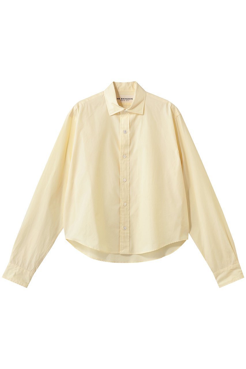 【シンゾーン/Shinzone】のショートペックシャツ インテリア・キッズ・メンズ・レディースファッション・服の通販 founy(ファウニー) 　ファッション　Fashion　レディースファッション　Fashion for Women　トップス・カットソー　Cut & Sew Tops　シャツ・ブラウス・オフィスカジュアル　Elegant Blouses & Button-Ups　ショート　Short, Short Length　スリーブ　Sleeve, Long Sleeve / Short Sleeve　ロング　Long, Long-Length　人気　Popular, Best Seller　イエロー|ID: prp329100004901956 ipo3291000000036683463