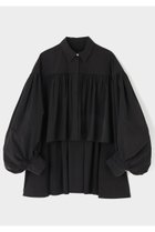 【ル フィル/LE PHIL】のクリスピータフタギャザーブラウス 人気、トレンドファッション・服の通販 founy(ファニー) ファッション Fashion レディースファッション Fashion for Women トップス・カットソー Cut & Sew Tops シャツ・ブラウス・オフィスカジュアル Elegant Blouses & Button-Ups スタンダード Standard, Basic ストレッチ Stretch, Stretchy Fabric スリーブ Sleeve, Long Sleeve / Short Sleeve バランス Balance, Style Balance ロング Long, Long-Length thumbnail ブラック|ID: prp329100004901969 ipo3291000000036683582