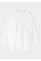 【ル フィル/LE PHIL】のタイプライターバックボタンブラウス 人気、トレンドファッション・服の通販 founy(ファニー) ファッション Fashion レディースファッション Fashion for Women トップス・カットソー Cut & Sew Tops シャツ・ブラウス・オフィスカジュアル Elegant Blouses & Button-Ups バッグ Bags ギャザー Gathered, Ruffled スリーブ Sleeve, Long Sleeve / Short Sleeve タイプライター Typewriter Fabric, Crisp Cotton ロング Long, Long-Length thumbnail ホワイト|ID: prp329100004901979 ipo3291000000036683656