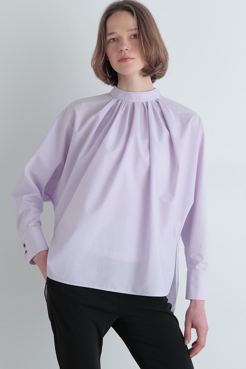 【ル フィル/LE PHIL】のタイプライターバックボタンブラウス 人気、トレンドファッション・服の通販 founy(ファニー) ファッション Fashion レディースファッション Fashion for Women トップス・カットソー Cut & Sew Tops シャツ・ブラウス・オフィスカジュアル Elegant Blouses & Button-Ups バッグ Bags ギャザー Gathered, Ruffled スリーブ Sleeve, Long Sleeve / Short Sleeve タイプライター Typewriter Fabric, Crisp Cotton ロング Long, Long-Length other-2|ID: prp329100004901979 ipo3291000000036683657