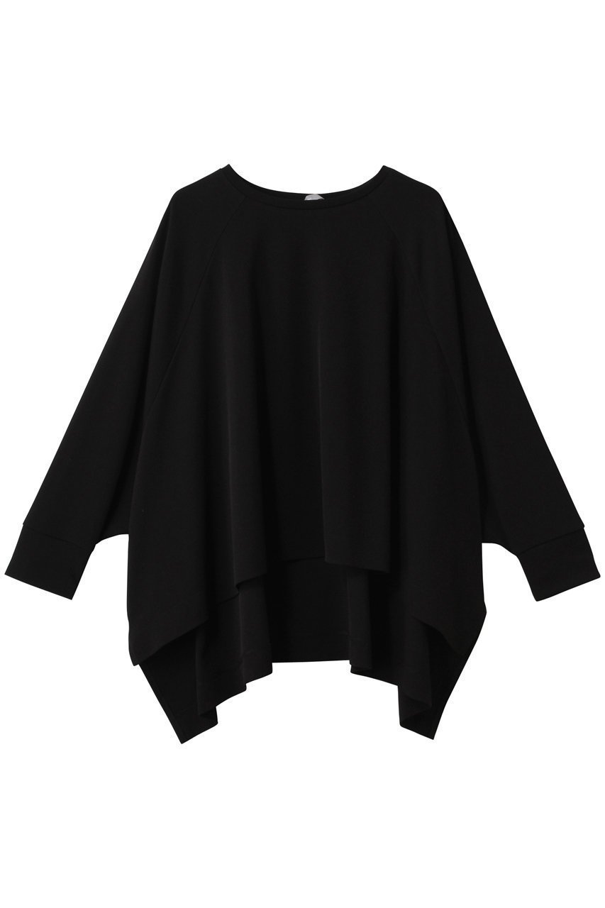 【ヒューエルミュージアム/hueLe Museum】の【hLM】トリアセダンボールジャージーオーバートップ インテリア・キッズ・メンズ・レディースファッション・服の通販 founy(ファニー) ファッション Fashion レディースファッション Fashion for Women トップス・カットソー Cut & Sew Tops シャツ・ブラウス・オフィスカジュアル Elegant Blouses & Button-Ups ロングTシャツ・Tシャツ Longline T-Shirts & Tees カットソー・ベーシックTシャツ Cut-and-Sewn Tops / Stretch Tees & Basics ショート Short, Short Length シンプル Simple, Minimal スリーブ Sleeve, Long Sleeve / Short Sleeve ドレープ Drape, Draping Fabric フォルム Silhouette, Form エレガント 上品 Elegant ブラック|ID: prp329100004901980 ipo3291000000036683661