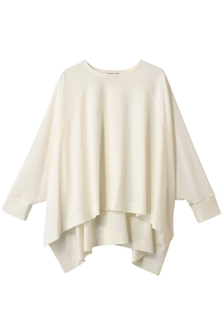 【ヒューエルミュージアム/hueLe Museum】の【hLM】トリアセダンボールジャージーオーバートップ インテリア・キッズ・メンズ・レディースファッション・服の通販 founy(ファニー) ファッション Fashion レディースファッション Fashion for Women トップス・カットソー Cut & Sew Tops シャツ・ブラウス・オフィスカジュアル Elegant Blouses & Button-Ups ロングTシャツ・Tシャツ Longline T-Shirts & Tees カットソー・ベーシックTシャツ Cut-and-Sewn Tops / Stretch Tees & Basics ショート Short, Short Length シンプル Simple, Minimal スリーブ Sleeve, Long Sleeve / Short Sleeve ドレープ Drape, Draping Fabric フォルム Silhouette, Form エレガント 上品 Elegant ホワイト|ID: prp329100004901980 ipo3291000000036683663