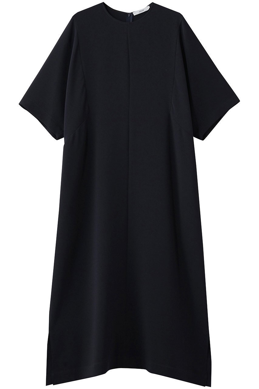 【エブール/ebure】のトリアセダブルクロス ウォッシャブルワンピース インテリア・キッズ・メンズ・レディースファッション・服の通販 founy(ファニー) 　ファッション　Fashion　レディースファッション　Fashion for Women　ワンピース　Dresses　チュニック　Tunic Tops & Dresses　ジュエリー　Jewelry, Accessories　チュニック　Tunic, Long Top　バランス　Balance, Style Balance　リラックス　Relax, Relaxed Fit　今季　This Season, Current Season　定番　Standard, Basic Item　ネイビー|ID: prp329100004902022 ipo3291000000036684056