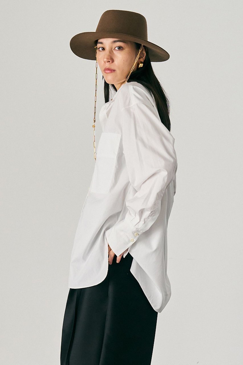 【カオス/Chaos】のガールフレンドシャツ 人気、トレンドファッション・服の通販 founy(ファニー) 　ファッション　Fashion　レディースファッション　Fashion for Women　トップス・カットソー　Cut & Sew Tops　シャツ・ブラウス・オフィスカジュアル　Elegant Blouses & Button-Ups　なめらか　Smooth, Silky Texture　コンパクト　Compact, Small Size　ショート　Short, Short Length　シルク　Silk, 100% Silk　スリーブ　Sleeve, Long Sleeve / Short Sleeve　ロング　Long, Long-Length　定番　Standard, Basic Item　other-2|ID: prp329100004902023 ipo3291000000036684078