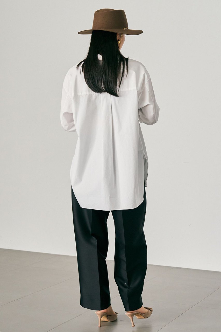 【カオス/Chaos】のガールフレンドシャツ 人気、トレンドファッション・服の通販 founy(ファニー) 　ファッション　Fashion　レディースファッション　Fashion for Women　トップス・カットソー　Cut & Sew Tops　シャツ・ブラウス・オフィスカジュアル　Elegant Blouses & Button-Ups　なめらか　Smooth, Silky Texture　コンパクト　Compact, Small Size　ショート　Short, Short Length　シルク　Silk, 100% Silk　スリーブ　Sleeve, Long Sleeve / Short Sleeve　ロング　Long, Long-Length　定番　Standard, Basic Item　other-5|ID: prp329100004902023 ipo3291000000036684081