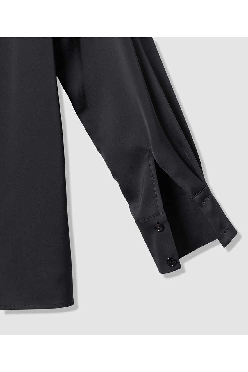 【アナイ/ANAYI】の【セットアップ対象商品】ストレッチダブルサテンボウタックブラウス 人気、トレンドファッション・服の通販 founy(ファニー) 　ファッション　Fashion　レディースファッション　Fashion for Women　トップス・カットソー　Cut & Sew Tops　シャツ・ブラウス・オフィスカジュアル　Elegant Blouses & Button-Ups　なめらか　Smooth, Silky Texture　サテン　Satin, Glossy Fabric　ジャケット　Jacket, Outerwear　ストレッチ　Stretch, Stretchy Fabric　スリーブ　Sleeve, Long Sleeve / Short Sleeve　セットアップ　Set-Up, Coordinated Outfit　リボン　Ribbon, Bow　ロング　Long, Long-Length　エレガント 上品　Elegant　長袖　Long Sleeve, Full Sleeve　other-6|ID: prp329100004902034 ipo3291000000036684178