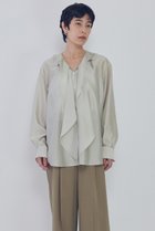 【プルミエ アロンディスモン/1er Arrondissement】のラッフルVネックブラウス ベージュ|ID: prp329100004902037 ipo3291000000036684203