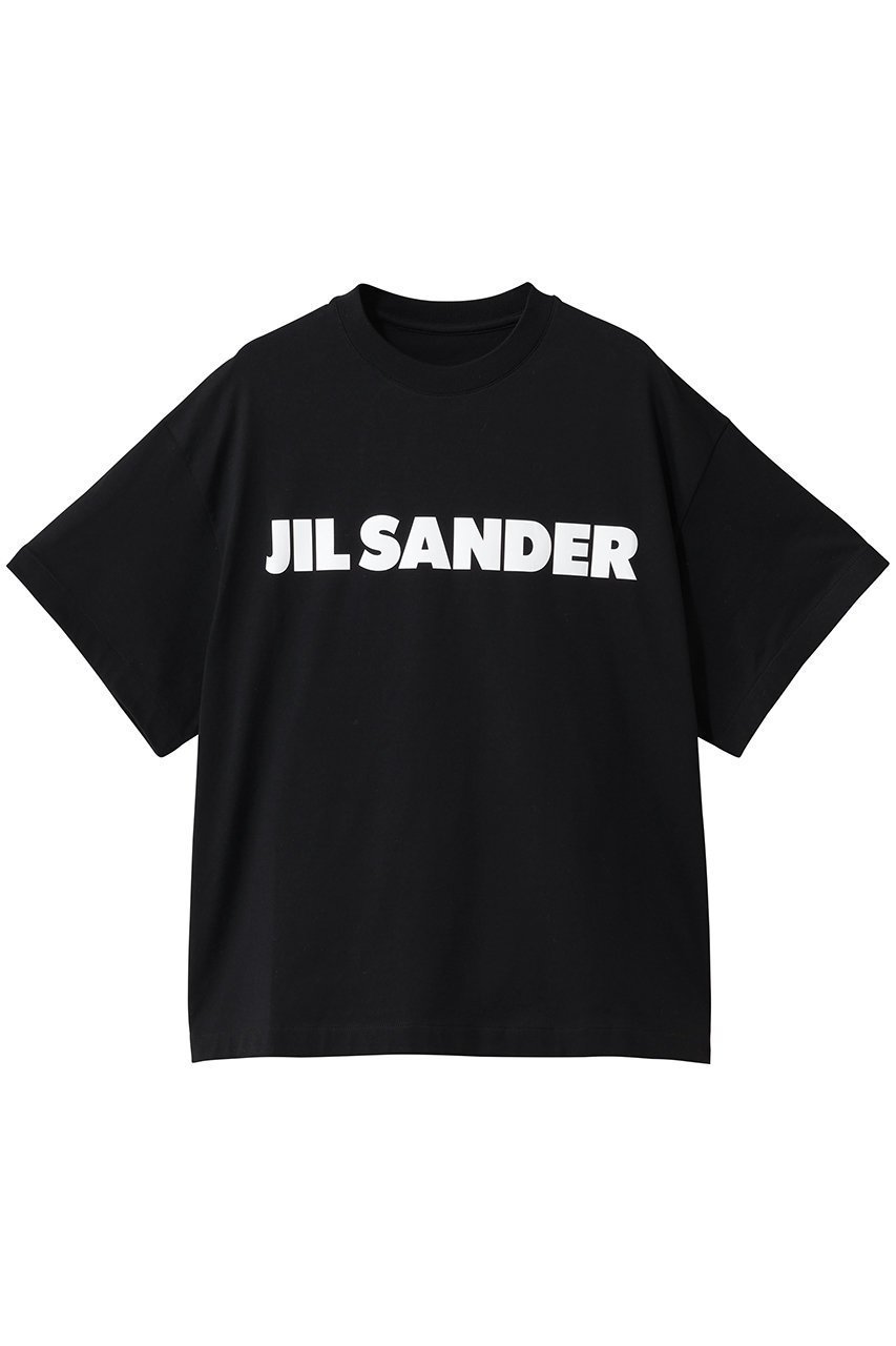 【ジル サンダー/JIL SANDER】のLOGO ショートスリーブ Tシャツ インテリア・キッズ・メンズ・レディースファッション・服の通販 founy(ファニー) ファッション Fashion レディースファッション Fashion for Women トップス・カットソー Cut & Sew Tops シャツ・ブラウス・オフィスカジュアル Elegant Blouses & Button-Ups ロングTシャツ・Tシャツ Longline T-Shirts & Tees カットソー・ベーシックTシャツ Cut-and-Sewn Tops / Stretch Tees & Basics おすすめ Recommended / Our Picks ショート Short, Short Length シンプル Simple, Minimal スリーブ Sleeve, Long Sleeve / Short Sleeve トレンド Trend, Trending Now プリント Print, Printed Pattern ワイド Wide, Wide Fit ブラック|ID: prp329100004902054 ipo3291000000036684370