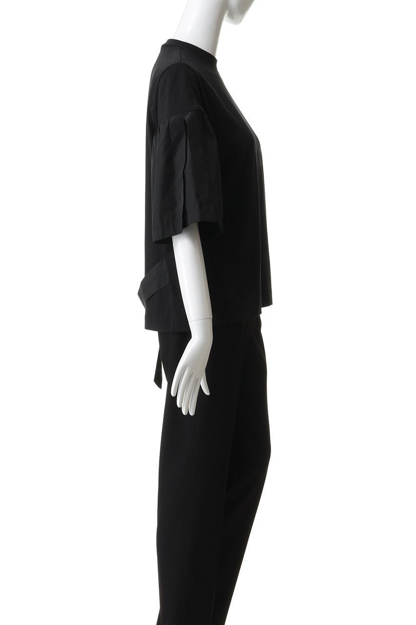 【フェニックス/Phenix】のASYMMETRIC DRAPE TIE BLOUSE TEE 人気、トレンドファッション・服の通販 founy(ファニー) 　ファッション　Fashion　レディースファッション　Fashion for Women　トップス・カットソー　Cut & Sew Tops　シャツ・ブラウス・オフィスカジュアル　Elegant Blouses & Button-Ups　ロングTシャツ・Tシャツ　Longline T-Shirts & Tees　カットソー・ベーシックTシャツ　Cut-and-Sewn Tops / Stretch Tees & Basics　ショルダー　Shoulder, Shoulder Strap　ショート　Short, Short Length　シンプル　Simple, Minimal　スタイリッシュ　Stylish, Fashionable　スリーブ　Sleeve, Long Sleeve / Short Sleeve　モチーフ　Motif, Design Theme　other-3|ID: prp329100004902058 ipo3291000000036684408