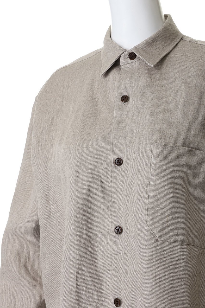 【オブラダ/Oblada】のリネンオーセンティックシャツ 人気、トレンドファッション・服の通販 founy(ファニー) 　ファッション　Fashion　レディースファッション　Fashion for Women　トップス・カットソー　Cut & Sew Tops　シャツ・ブラウス・オフィスカジュアル　Elegant Blouses & Button-Ups　スリーブ　Sleeve, Long Sleeve / Short Sleeve　リネン　Linen, Linen Fabric　ロング　Long, Long-Length　定番　Standard, Basic Item　other-5|ID: prp329100004902068 ipo3291000000036712277