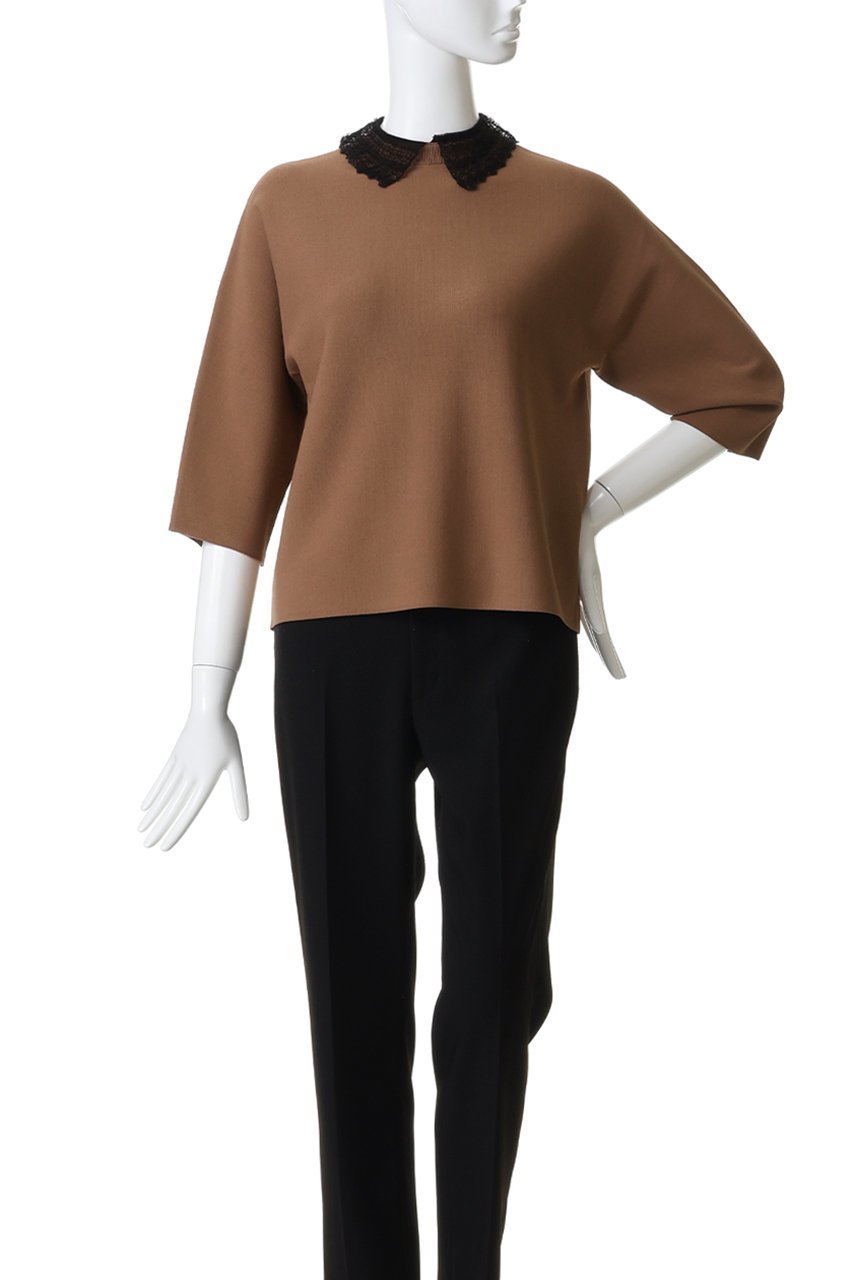 【ルームエイト/Room no.8】の【Room no.8 BLACK】NEEDLE レースカラー ドルマンスリーブ トップス 人気、トレンドファッション・服の通販 founy(ファニー) ファッション Fashion レディースファッション Fashion for Women トップス・カットソー Cut & Sew Tops シャツ・ブラウス・オフィスカジュアル Elegant Blouses & Button-Ups クラシカル Classical, Vintage-Inspired ショート Short, Short Length スリーブ Sleeve, Long Sleeve / Short Sleeve フェミニン Feminine, Girly レース Lace, Lace Fabric other-2|ID: prp329100004902080 ipo3291000000036684589