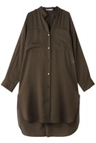 【ベイジ,/BEIGE,】のPAULINE / リネンヴィスコースオーバーサイズロングシャツ 人気、トレンドファッション・服の通販 founy(ファニー) ファッション Fashion レディースファッション Fashion for Women トップス・カットソー Cut & Sew Tops シャツ・ブラウス・オフィスカジュアル Elegant Blouses & Button-Ups スリーブ Sleeve, Long Sleeve / Short Sleeve ポケット Pocket, Pocket Detail ロング Long, Long-Length 羽織 Haori, Light Jacket thumbnail Khaki|ID: prp329100004902085 ipo3291000000036684637