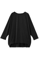 【ガリャルダガランテ/GALLARDAGALANTE】の【セットアップ対応】キュプラジャージードルマンプルオーバー 人気、トレンドファッション・服の通販 founy(ファニー) ファッション Fashion レディースファッション Fashion for Women トップス・カットソー Cut & Sew Tops シャツ・ブラウス・オフィスカジュアル Elegant Blouses & Button-Ups ロングTシャツ・Tシャツ Longline T-Shirts & Tees カジュアルプルオーバー・ニットトップス Pullovers & Knit Tops / Casual Pullovers カットソー・ベーシックTシャツ Cut-and-Sewn Tops / Stretch Tees & Basics とろみ Fluid, Flowy Fabric キュプラ Cupro, Eco Fabric シンプル Simple, Minimal スラックス Slacks, Dress Pants スリーブ Sleeve, Long Sleeve / Short Sleeve セットアップ Set-Up, Coordinated Outfit デニム Denim, Jeans Material ロング Long, Long-Length エレガント 上品 Elegant thumbnail ブラック|ID: prp329100004902092 ipo3291000000036684718