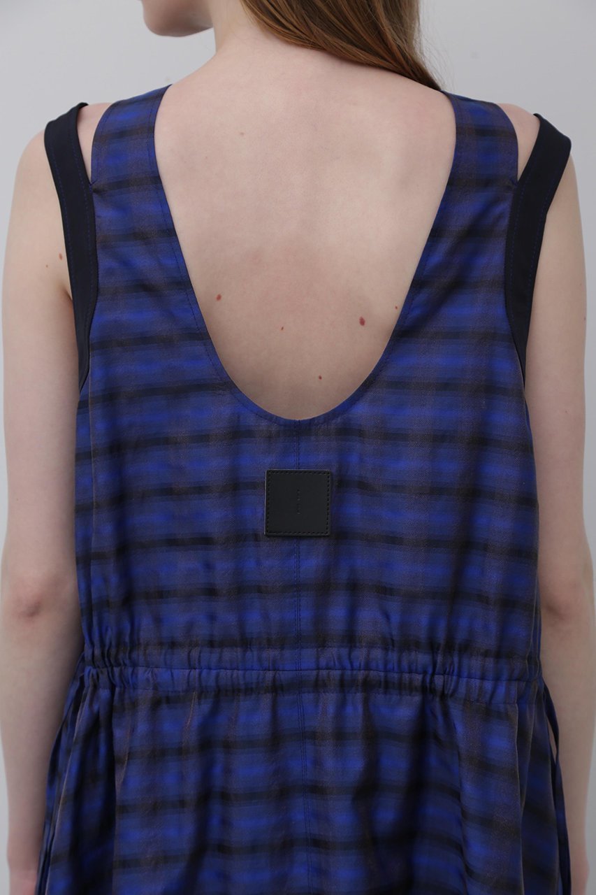 【アドーア/ADORE】のスパークルチェックジャガードワンピース 人気、トレンドファッション・服の通販 founy(ファニー) 　ファッション　Fashion　レディースファッション　Fashion for Women　ワンピース　Dresses　チュニック　Tunic Tops & Dresses　ショルダー　Shoulder, Shoulder Strap　ジャカード／ジャガード　Jacquard, Woven Pattern　スタンダード　Standard, Basic　ストリング　String, Drawstring　チェック　Check, Plaid, Tartan　チュニック　Tunic, Long Top　バルーン　Balloon, Balloon Silhouette　フィット　Fit, Slim Fit　other-7|ID: prp329100004902096 ipo3291000000036684758