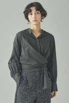 【カレンソロジー/Curensology】のローンカシュクールブラウス チャコール|ID: prp329100004902111 ipo3291000000036684892