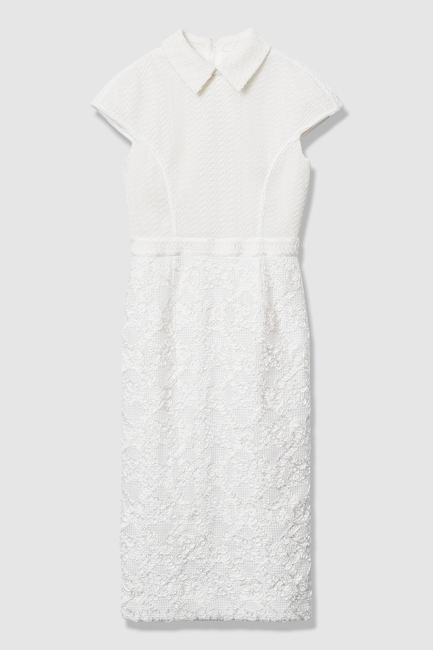 【アルアバイル/allureville】の【LOULOU WILLOUGHBY】コード刺繍ドッキングワンピース 人気、トレンドファッション・服の通販 founy(ファニー) ファッション Fashion レディースファッション Fashion for Women ワンピース Dresses チュニック Tunic Tops & Dresses コンパクト Compact, Small Size サテン Satin, Glossy Fabric ストレッチ Stretch, Stretchy Fabric チュニック Tunic, Long Top チュール Tulip, Tulip Motif ドッキング Docking, Mixed Material レース Lace, Lace Fabric エレガント 上品 Elegant other-1|ID: prp329100004902113 ipo3291000000036684911