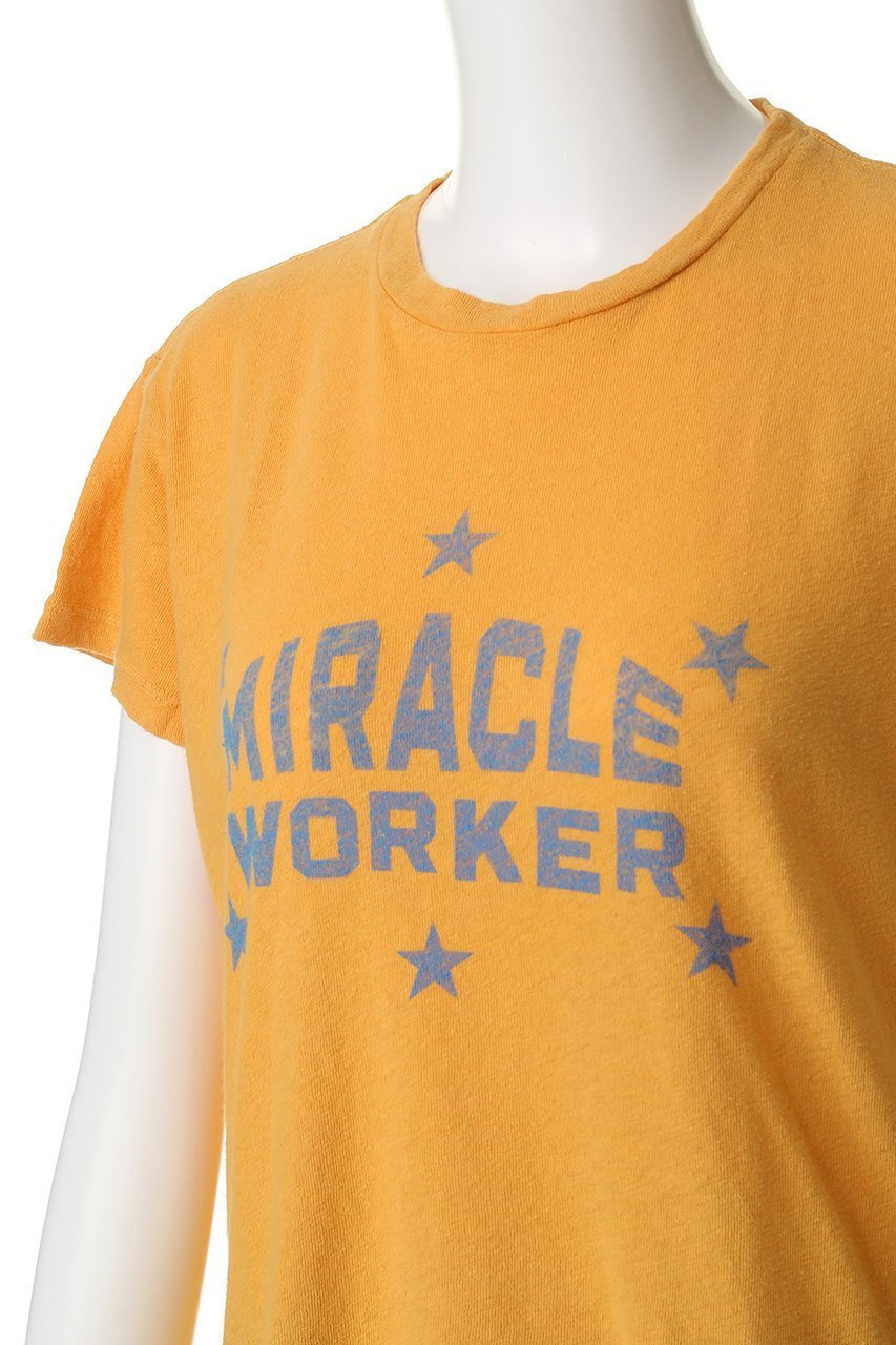 【マザー/MOTHER】のTHE SINFUL MIRACLE WONDER Tシャツ (RAC) 人気、トレンドファッション・服の通販 founy(ファニー) 　ファッション　Fashion　レディースファッション　Fashion for Women　トップス・カットソー　Cut & Sew Tops　シャツ・ブラウス・オフィスカジュアル　Elegant Blouses & Button-Ups　ロングTシャツ・Tシャツ　Longline T-Shirts & Tees　カットソー・ベーシックTシャツ　Cut-and-Sewn Tops / Stretch Tees & Basics　グラフィック　Graphic, Graphic Design　ショート　Short, Short Length　スリム　Slim, Slim Fit　スリーブ　Sleeve, Long Sleeve / Short Sleeve　フィット　Fit, Slim Fit　モチーフ　Motif, Design Theme　リネン　Linen, Linen Fabric　ヴィンテージ　Vintage Style　再入荷　Restock / Back in Stock　other-5|ID: prp329100004902129 ipo3291000000036685026