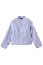 【ミズイロ インド/mizuiro ind】のstand collar short shirt シャツ l.blue|ID: prp329100004902135 ipo3291000000036685080
