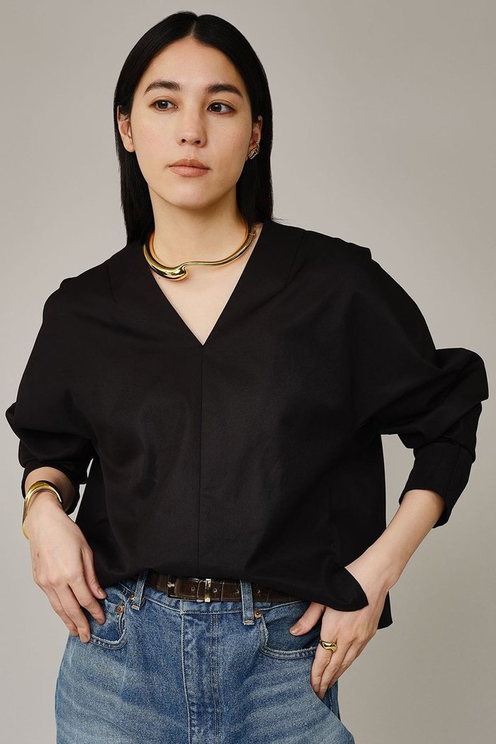 【カオス/Chaos】のオーブブラウス インテリア・キッズ・メンズ・レディースファッション・服の通販 founy(ファニー) https://founy.com/ ファッション Fashion レディースファッション Fashion for Women トップス・カットソー Cut & Sew Tops シャツ・ブラウス・オフィスカジュアル Elegant Blouses & Button-Ups なめらか Smooth, Silky Texture コンシャス Conscious, Bodycon シンプル Simple, Minimal スリーブ Sleeve, Long Sleeve / Short Sleeve フォルム Silhouette, Form ロング Long, Long-Length |ID: prp329100004902148 ipo3291000000036685299