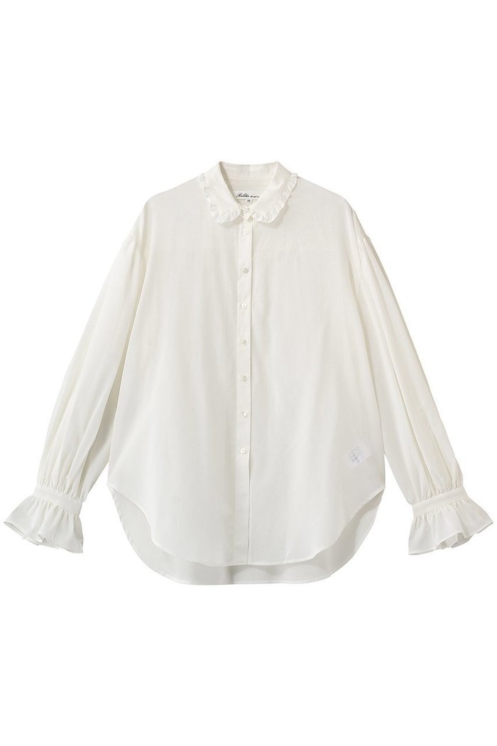 【ビリティス ディセッタン/Bilitis dix-sept ans】のボイルリラックスブラウス インテリア・キッズ・メンズ・レディースファッション・服の通販 founy(ファウニー) https://founy.com/ ファッション Fashion レディースファッション Fashion for Women トップス・カットソー Cut & Sew Tops シャツ・ブラウス・オフィスカジュアル Elegant Blouses & Button-Ups スリーブ Sleeve, Long Sleeve / Short Sleeve フェミニン Feminine, Girly フリル Frill, Ruffle ボトム Bottoms, Lower Wear ロング Long, Long-Length |ID: prp329100004902152 ipo3291000000036685368