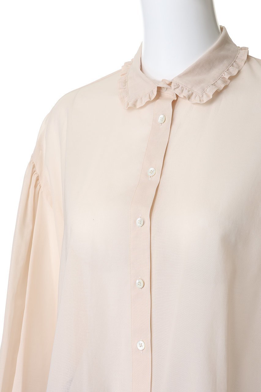 【ビリティス ディセッタン/Bilitis dix-sept ans】のボイルリラックスブラウス 人気、トレンドファッション・服の通販 founy(ファニー) 　ファッション　Fashion　レディースファッション　Fashion for Women　トップス・カットソー　Cut & Sew Tops　シャツ・ブラウス・オフィスカジュアル　Elegant Blouses & Button-Ups　スリーブ　Sleeve, Long Sleeve / Short Sleeve　フェミニン　Feminine, Girly　フリル　Frill, Ruffle　ボトム　Bottoms, Lower Wear　ロング　Long, Long-Length　other-5|ID: prp329100004902152 ipo3291000000036685374