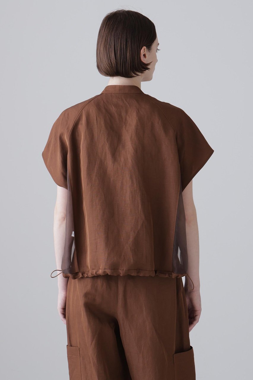 【アドーア/ADORE】のシルキープレーンクロスブラウス 人気、トレンドファッション・服の通販 founy(ファニー) ファッション Fashion レディースファッション Fashion for Women トップス・カットソー Cut & Sew Tops シャツ・ブラウス・オフィスカジュアル Elegant Blouses & Button-Ups おすすめ Recommended / Our Picks なめらか Smooth, Silky Texture シアー Sheer, See-Through ショート Short, Short Length スリーブ Sleeve, Long Sleeve / Short Sleeve セットアップ Set-Up, Coordinated Outfit リュクス Luxury, Elegant, High-End, Chic エレガント 上品 Elegant other-5|ID: prp329100004902174 ipo3291000000036685597