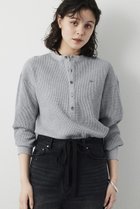 【ウィムガゼット/Whim Gazette】のサーマルヘンリープルオーバー 人気、トレンドファッション・服の通販 founy(ファニー) ファッション Fashion レディースファッション Fashion for Women トップス・カットソー Cut & Sew Tops シャツ・ブラウス・オフィスカジュアル Elegant Blouses & Button-Ups ロングTシャツ・Tシャツ Longline T-Shirts & Tees カジュアルプルオーバー・ニットトップス Pullovers & Knit Tops / Casual Pullovers カットソー・ベーシックTシャツ Cut-and-Sewn Tops / Stretch Tees & Basics スリーブ Sleeve, Long Sleeve / Short Sleeve ロング Long, Long-Length ワッフル Waffle, Waffle Knit thumbnail グレー|ID: prp329100004902181 ipo3291000000036685647