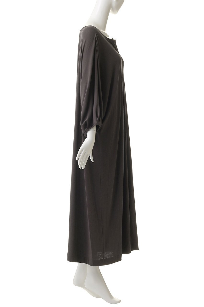 【プレインピープル/PLAIN PEOPLE】の超強撚フライス五分袖ワンピース 人気、トレンドファッション・服の通販 founy(ファニー) 　ファッション　Fashion　レディースファッション　Fashion for Women　ワンピース　Dresses　チュニック　Tunic Tops & Dresses　シアー　Sheer, See-Through　シューズ　Shoes, Footwear　チュニック　Tunic, Long Top　ロング　Long, Long-Length　定番　Standard, Basic Item　other-3|ID: prp329100004902185 ipo3291000000036685686