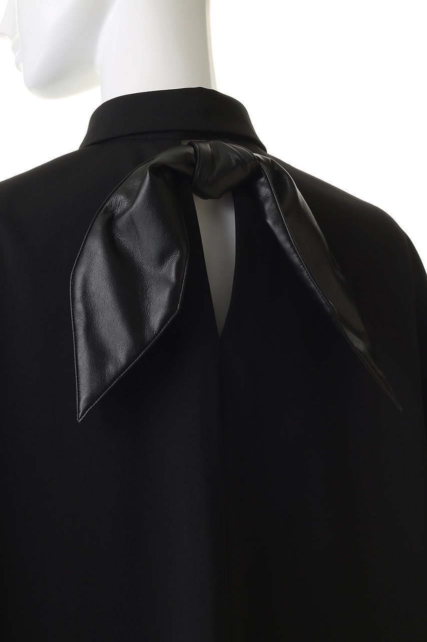 【リムアーク/RIM.ARK】のSynthetic leather tie SH/シャツ 人気、トレンドファッション・服の通販 founy(ファニー) ファッション Fashion レディースファッション Fashion for Women トップス・カットソー Cut & Sew Tops シャツ・ブラウス・オフィスカジュアル Elegant Blouses & Button-Ups おすすめ Recommended / Our Picks とろみ Fluid, Flowy Fabric インナー Innerwear シンプル Simple, Minimal ジャケット Jacket, Outerwear スリーブ Sleeve, Long Sleeve / Short Sleeve ドレープ Drape, Draping Fabric モダン Modern, Contemporary リラックス Relax, Relaxed Fit ロング Long, Long-Length other-6|ID: prp329100004902196 ipo3291000000036685781