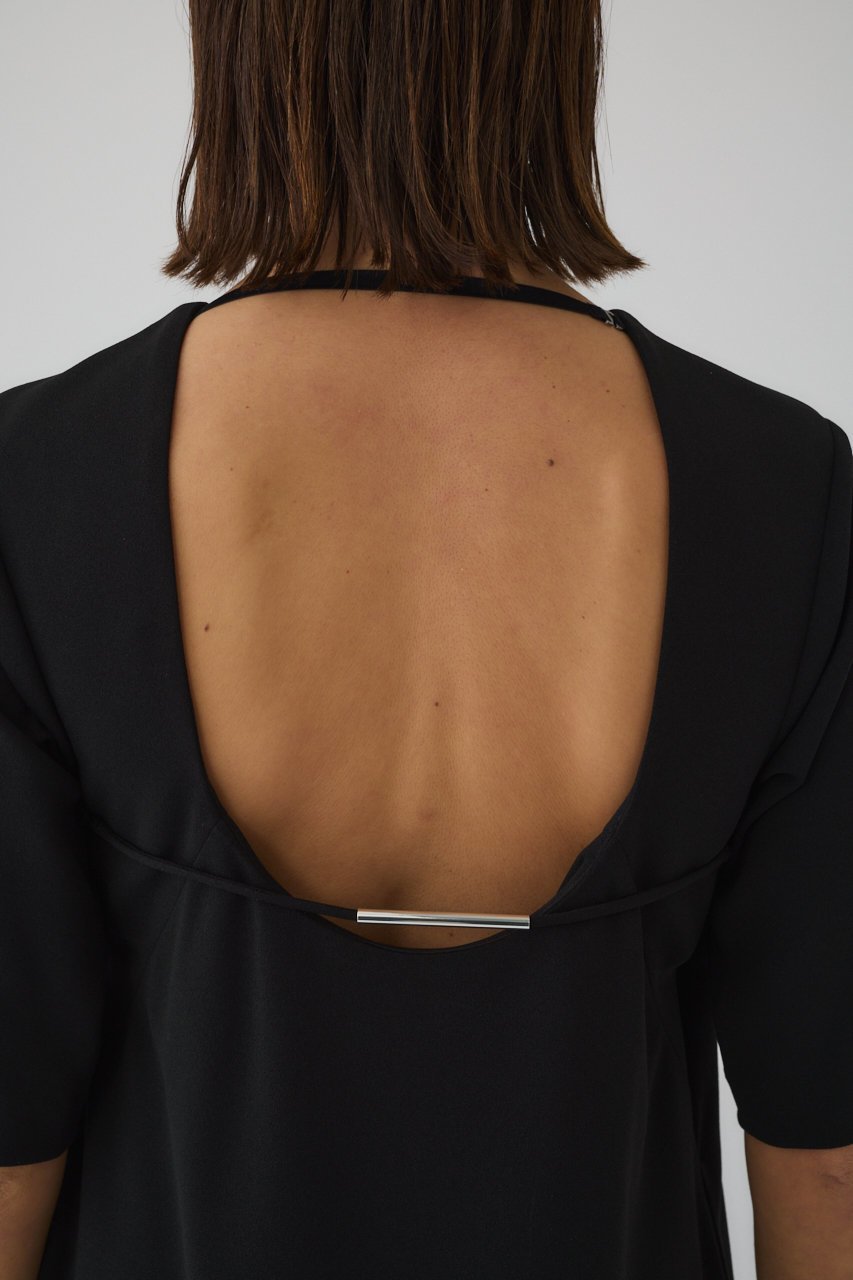 【リムアーク/RIM.ARK】のDeformed open dress/ドレス 人気、トレンドファッション・服の通販 founy(ファニー) 　ファッション　Fashion　レディースファッション　Fashion for Women　ワンピース　Dresses　フォーマル・パーティードレス・結婚式用ドレス　Elegant & Casual Dresses　チュニック　Tunic Tops & Dresses　インナー　Innerwear　カッティング　Cutting Detail　コンパクト　Compact, Small Size　サマー　Summer, Summer Style　ジョーゼット　Georgette, Semi-Sheer Fabric　ストレッチ　Stretch, Stretchy Fabric　チュニック　Tunic, Long Top　ドレス　Dress, One-Piece　ロング　Long, Long-Length　other-8|ID: prp329100004902198 ipo3291000000036685802