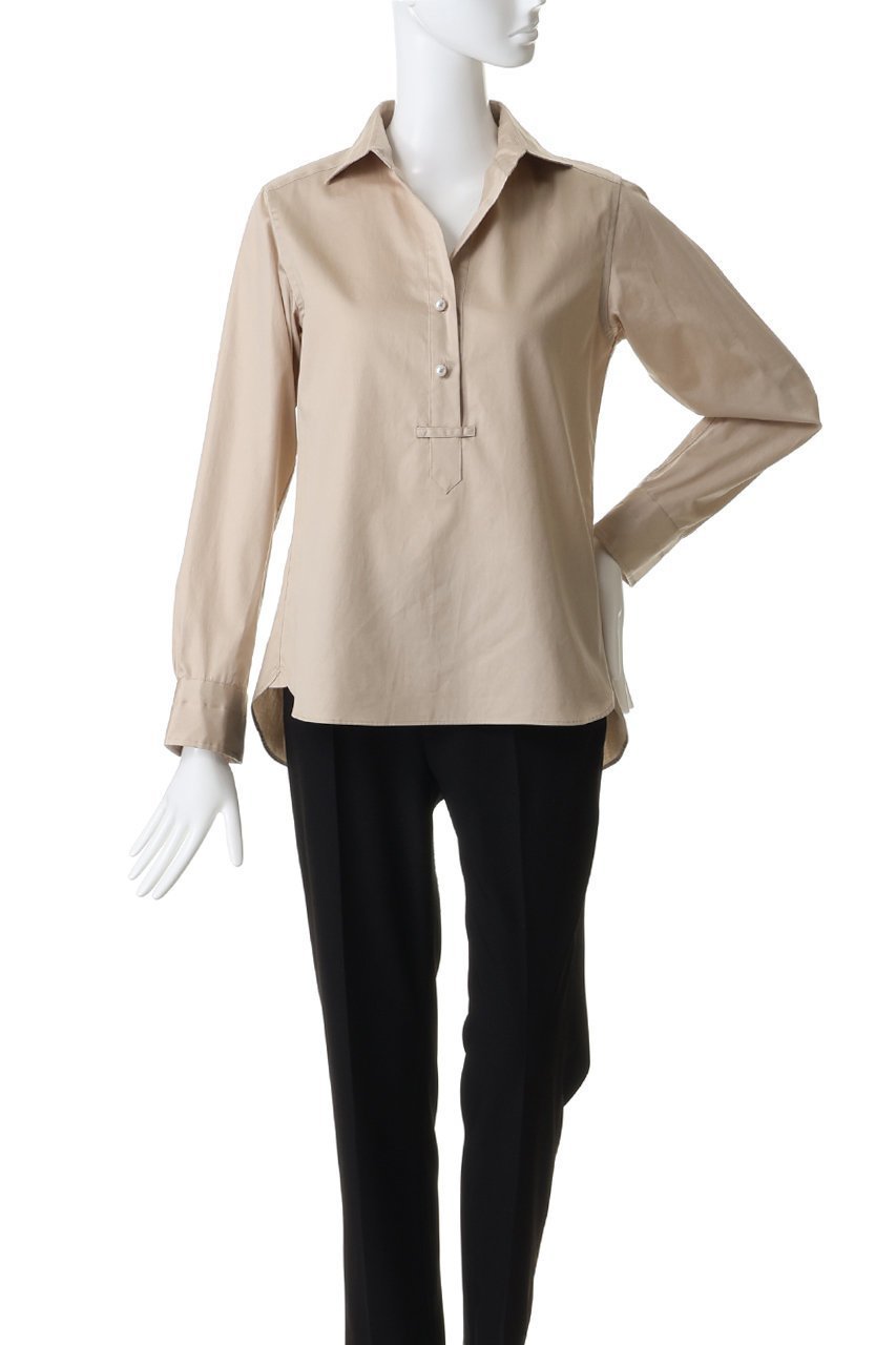 【マルティニーク/martinique】の《定番》パールスキッパーブラウス 人気、トレンドファッション・服の通販 founy(ファニー) ファッション Fashion レディースファッション Fashion for Women トップス・カットソー Cut & Sew Tops シャツ・ブラウス・オフィスカジュアル Elegant Blouses & Button-Ups おすすめ Recommended / Our Picks なめらか Smooth, Silky Texture アクセサリー Fashion Accessories スキッパー Skipper, Open Collar スリーブ Sleeve, Long Sleeve / Short Sleeve デコルテ Décolleté, Neckline パール Pearl, Pearl Accent ロング Long, Long-Length エレガント 上品 Elegant 定番 Standard, Basic Item other-2|ID: prp329100004902202 ipo3291000000036685832