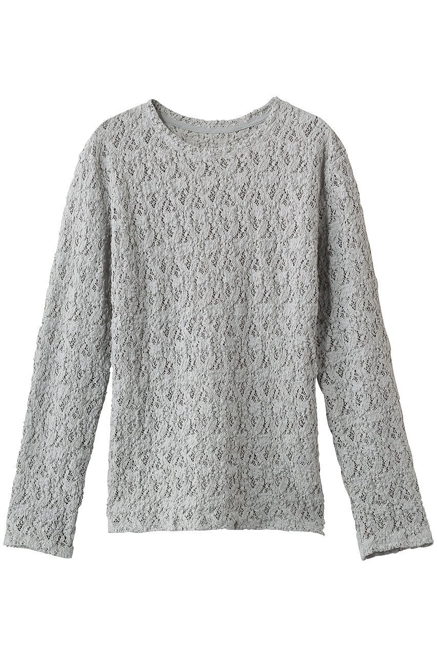 【スタニングルアー/STUNNING LURE】のヴィンテージレースプルオーバー インテリア・キッズ・メンズ・レディースファッション・服の通販 founy(ファニー) ファッション Fashion レディースファッション Fashion for Women トップス・カットソー Cut & Sew Tops シャツ・ブラウス・オフィスカジュアル Elegant Blouses & Button-Ups ベスト&ジレ / 重ね着スタイル Vests & Gilets カジュアルプルオーバー・ニットトップス Pullovers & Knit Tops / Casual Pullovers インナー Innerwear スリーブ Sleeve, Long Sleeve / Short Sleeve センター Center, Center Line デニム Denim, Jeans Material ロング Long, Long-Length 今季 This Season, Current Season ライトブルー|ID: prp329100004902207 ipo3291000000036685876