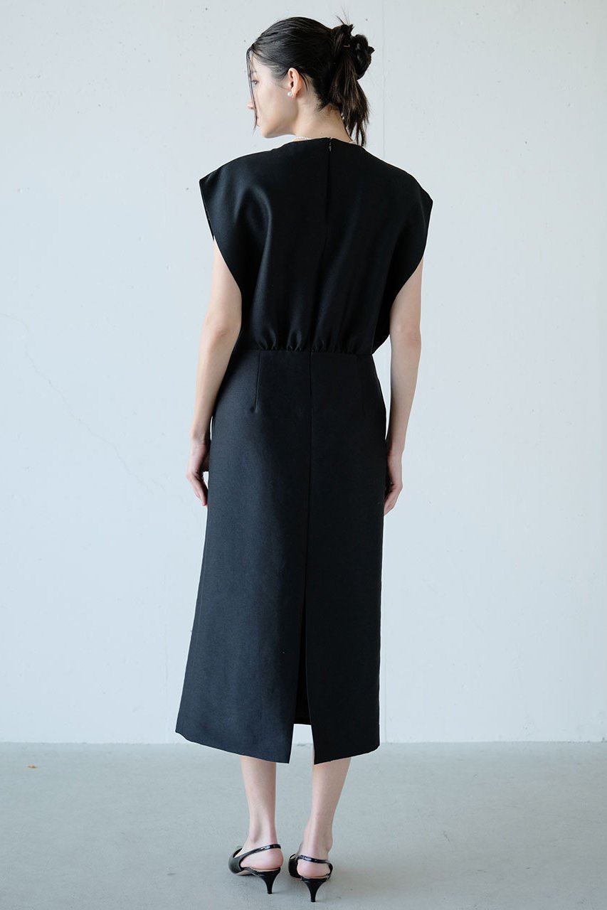 【ジェイドット/j.】のシルキーダブルフェイス フレンチタイトドレス 人気、トレンドファッション・服の通販 founy(ファニー) 　ファッション　Fashion　レディースファッション　Fashion for Women　ワンピース　Dresses　フォーマル・パーティードレス・結婚式用ドレス　Elegant & Casual Dresses　チュニック　Tunic Tops & Dresses　シンプル　Simple, Minimal　スリーブ　Sleeve, Long Sleeve / Short Sleeve　チュニック　Tunic, Long Top　ドレス　Dress, One-Piece　パーティ　Party, Party Style　フォルム　Silhouette, Form　フレンチ　French, French Style　ロング　Long, Long-Length　other-7|ID: prp329100004902208 ipo3291000000036685889