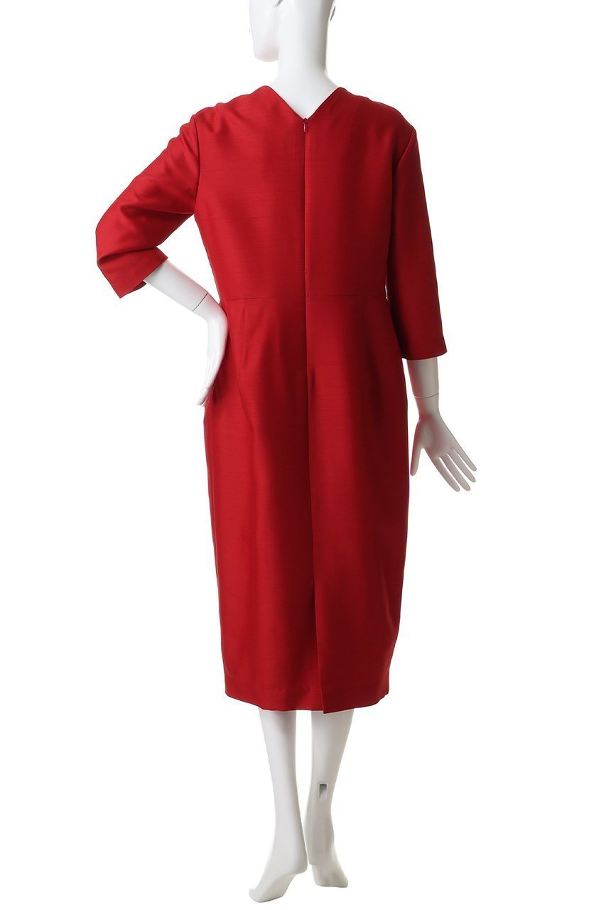 【ジェイドット/j.】のシルク混タッサー ギャザーコクーンドレス 人気、トレンドファッション・服の通販 founy(ファニー) 　ファッション　Fashion　レディースファッション　Fashion for Women　ワンピース　Dresses　フォーマル・パーティードレス・結婚式用ドレス　Elegant & Casual Dresses　チュニック　Tunic Tops & Dresses　オケージョン　Occasion Wear　シューズ　Shoes, Footwear　シルク　Silk, 100% Silk　チュニック　Tunic, Long Top　ドレス　Dress, One-Piece　ロング　Long, Long-Length　other-4|ID: prp329100004902209 ipo3291000000036685896