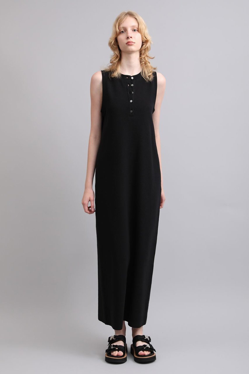 【サクラ/SACRA】のダブルフェイスコットンノースリーブワンピース 人気、トレンドファッション・服の通販 founy(ファニー) 　ファッション　Fashion　レディースファッション　Fashion for Women　ワンピース　Dresses　チュニック　Tunic Tops & Dresses　アメリカン　American Style　スリーブ　Sleeve, Long Sleeve / Short Sleeve　ダブル　Double, Double-Breasted　チュニック　Tunic, Long Top　デコルテ　Décolleté, Neckline　フェイス　Face, Facial Design　ロング　Long, Long-Length　other-7|ID: prp329100004902211 ipo3291000000036685917