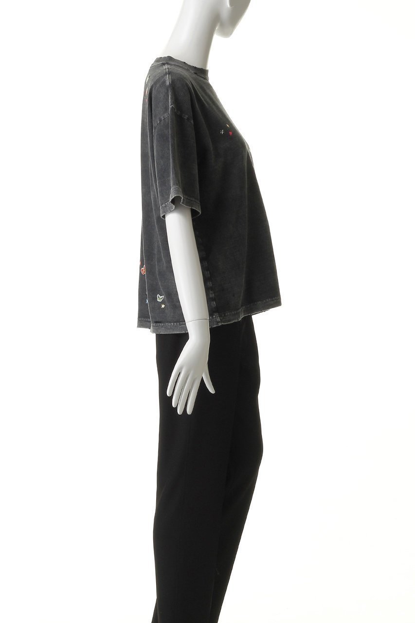 【メゾン ミハラヤスヒロ/Maison MIHARA YASUHIRO】の【Maison MIHARA YASUHIRO】BLEACHED KIDS STICKER Tシャツ 人気、トレンドファッション・服の通販 founy(ファニー) 　ファッション　Fashion　レディースファッション　Fashion for Women　トップス・カットソー　Cut & Sew Tops　シャツ・ブラウス・オフィスカジュアル　Elegant Blouses & Button-Ups　ロングTシャツ・Tシャツ　Longline T-Shirts & Tees　カットソー・ベーシックTシャツ　Cut-and-Sewn Tops / Stretch Tees & Basics　ショート　Short, Short Length　スリーブ　Sleeve, Long Sleeve / Short Sleeve　ダメージ　Distressed, Destroyed　other-3|ID: prp329100004902212 ipo3291000000036685921