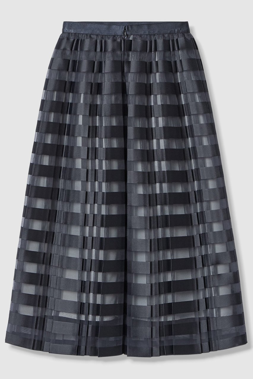 【アナイ/ANAYI】のボーダージャガードプリーツ スカート 人気、トレンドファッション・服の通販 founy(ファニー) 　ファッション　Fashion　レディースファッション　Fashion for Women　スカート　Skirts　プリーツスカート / 上品フェミニンスタイル　Pleated Skirts　エレガント 上品　Elegant　シアー　Sheer, See-Through　チュニック　Tunic, Long Top　プリーツ　Pleats, Pleated　ボックス　Boxy, Box Shape　ボーダー　Border, Stripe　ロング　Long, Long-Length　春　Spring　other-2|ID: prp329100004902226 ipo3291000000036686105