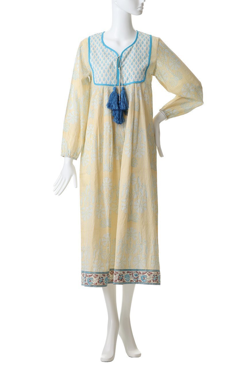 【エスゼット ブロックプリント/SZ Blockprints】のKITTY DRESS VINE タッセル付きドレス 人気、トレンドファッション・服の通販 founy(ファニー) 　ファッション　Fashion　レディースファッション　Fashion for Women　ワンピース　Dresses　フォーマル・パーティードレス・結婚式用ドレス　Elegant & Casual Dresses　チュニック　Tunic Tops & Dresses　タッセル　Tassel, Fringe　チュニック　Tunic, Long Top　ドレス　Dress, One-Piece　other-2|ID: prp329100004902227 ipo3291000000036686177