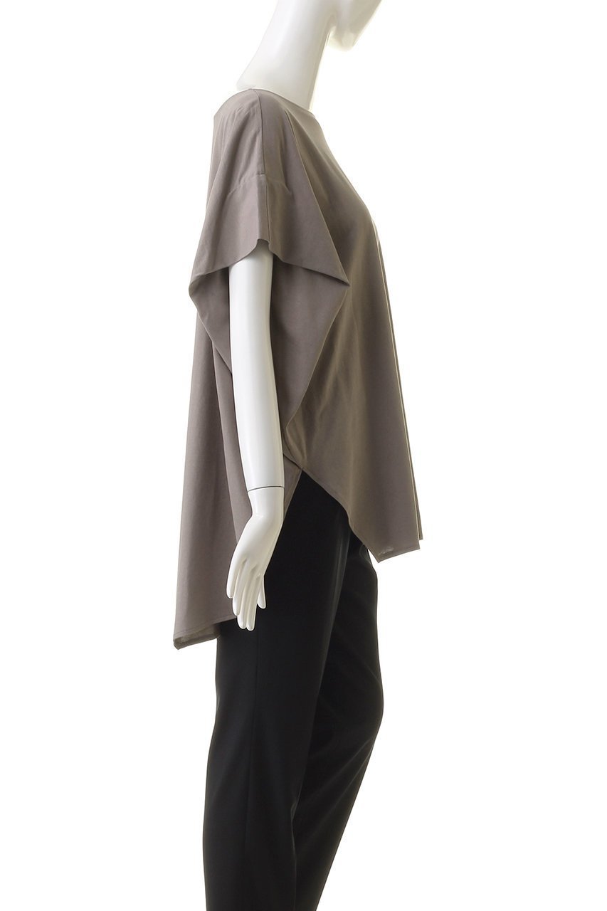 【プルミエ アロンディスモン/1er Arrondissement】のプレミアム天竺ニュアンストップス 人気、トレンドファッション・服の通販 founy(ファニー) 　ファッション　Fashion　レディースファッション　Fashion for Women　トップス・カットソー　Cut & Sew Tops　シャツ・ブラウス・オフィスカジュアル　Elegant Blouses & Button-Ups　ロングTシャツ・Tシャツ　Longline T-Shirts & Tees　カットソー・ベーシックTシャツ　Cut-and-Sewn Tops / Stretch Tees & Basics　ショート　Short, Short Length　スリット　Slit, Slit Detail　スリーブ　Sleeve, Long Sleeve / Short Sleeve　プレミアム　Premium, High-End　other-3|ID: prp329100004902231 ipo3291000000036686221