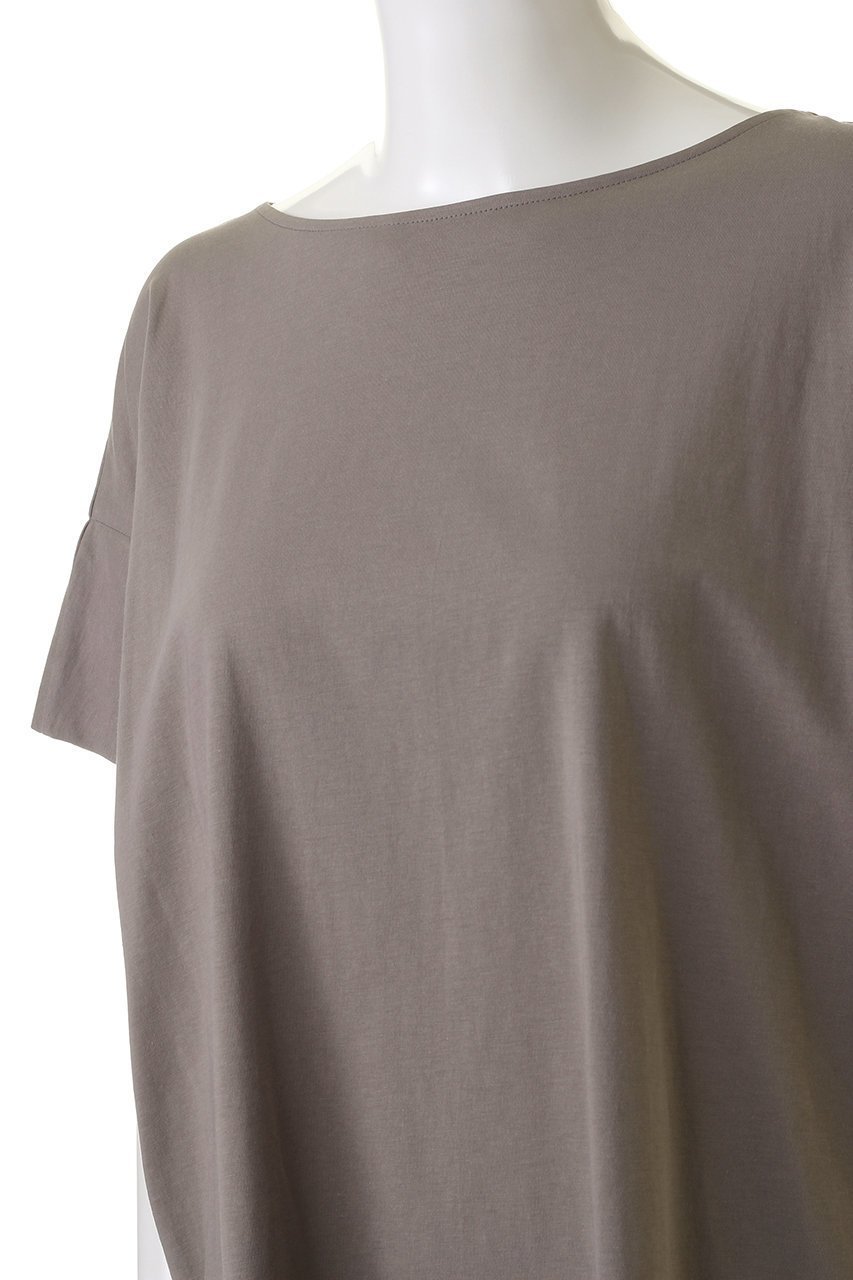 【プルミエ アロンディスモン/1er Arrondissement】のプレミアム天竺ニュアンストップス 人気、トレンドファッション・服の通販 founy(ファニー) 　ファッション　Fashion　レディースファッション　Fashion for Women　トップス・カットソー　Cut & Sew Tops　シャツ・ブラウス・オフィスカジュアル　Elegant Blouses & Button-Ups　ロングTシャツ・Tシャツ　Longline T-Shirts & Tees　カットソー・ベーシックTシャツ　Cut-and-Sewn Tops / Stretch Tees & Basics　ショート　Short, Short Length　スリット　Slit, Slit Detail　スリーブ　Sleeve, Long Sleeve / Short Sleeve　プレミアム　Premium, High-End　other-5|ID: prp329100004902231 ipo3291000000036686223