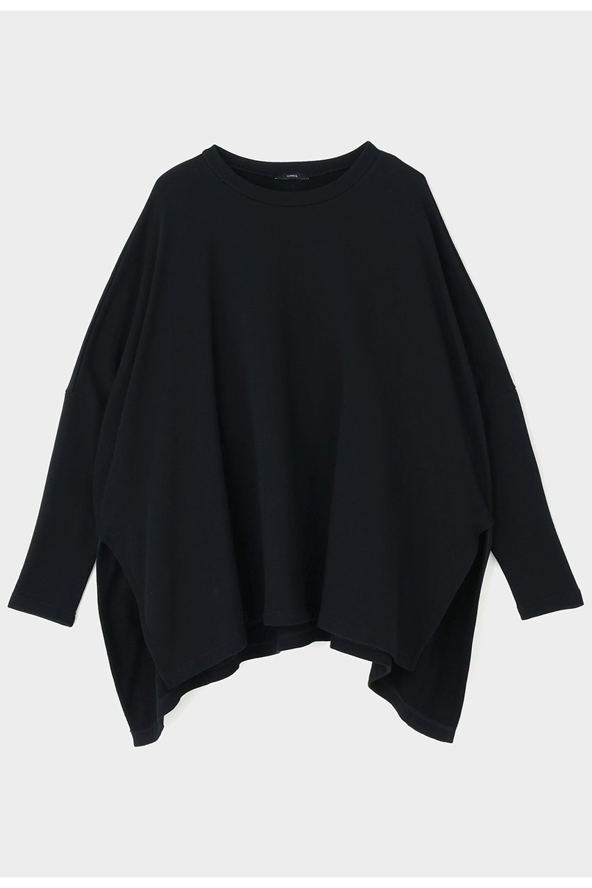 【ル フィル/LE PHIL】の《LE PHIL SPORTS》ミニ裏毛サイドリブプルオーバー インテリア・キッズ・メンズ・レディースファッション・服の通販 founy(ファニー) ファッション Fashion レディースファッション Fashion for Women トップス・カットソー Cut & Sew Tops シャツ・ブラウス・オフィスカジュアル Elegant Blouses & Button-Ups ロングTシャツ・Tシャツ Longline T-Shirts & Tees カジュアルプルオーバー・ニットトップス Pullovers & Knit Tops / Casual Pullovers カットソー・ベーシックTシャツ Cut-and-Sewn Tops / Stretch Tees & Basics コンビ Combo, Combination Style シンプル Simple, Minimal スタンダード Standard, Basic スポーティ Sporty, Casual Athletic スリーブ Sleeve, Long Sleeve / Short Sleeve デニム Denim, Jeans Material バランス Balance, Style Balance パターン Pattern, Design Print フォルム Silhouette, Form ロング Long, Long-Length ブラック|ID: prp329100004902233 ipo3291000000036686246