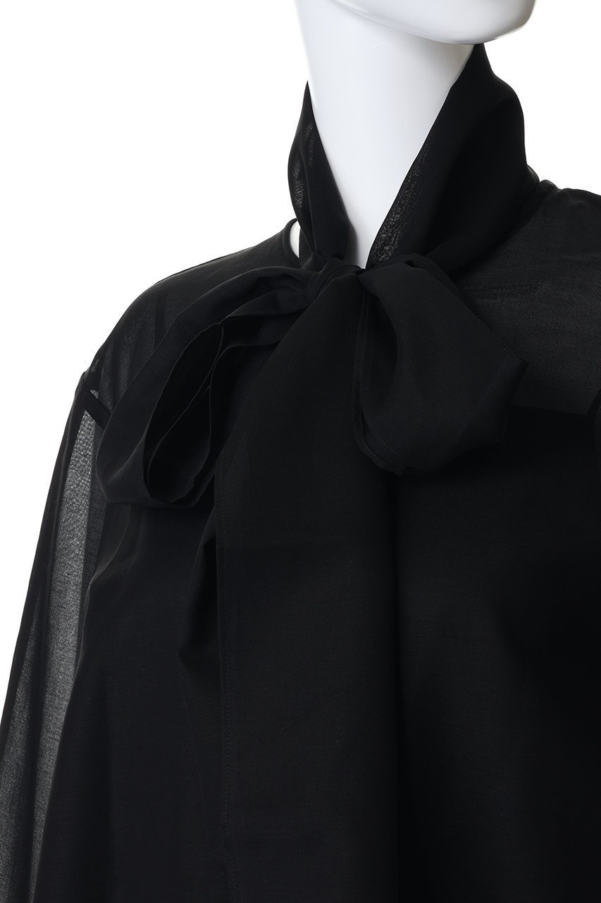 【ドメル/DOMELLE】のボウタイ ブラウス 人気、トレンドファッション・服の通販 founy(ファニー) 　ファッション　Fashion　レディースファッション　Fashion for Women　トップス・カットソー　Cut & Sew Tops　シャツ・ブラウス・オフィスカジュアル　Elegant Blouses & Button-Ups　おすすめ　Recommended / Our Picks　インナー　Innerwear　シアー　Sheer, See-Through　スリーブ　Sleeve, Long Sleeve / Short Sleeve　テクスチャー　Texture, Textured Fabric　バランス　Balance, Style Balance　フランス　France, French　ボックス　Boxy, Box Shape　ロング　Long, Long-Length　ワイド　Wide, Wide Fit　other-5|ID: prp329100004902239 ipo3291000000036686307