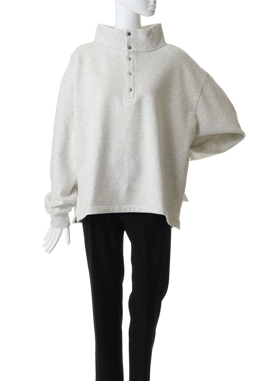 【ガリャルダガランテ/GALLARDAGALANTE】のハーフスナップスウェット 人気、トレンドファッション・服の通販 founy(ファニー) ファッション Fashion レディースファッション Fashion for Women トップス・カットソー Cut & Sew Tops シャツ・ブラウス・オフィスカジュアル Elegant Blouses & Button-Ups レディースパーカー・カジュアルフーディー Casual Hoodies & Sweatshirts ロングTシャツ・Tシャツ Longline T-Shirts & Tees スウェット・クルーネックトップス Sweatshirts & Crewnecks / Relaxed Fit Sweat Tops カットソー・ベーシックTシャツ Cut-and-Sewn Tops / Stretch Tees & Basics スウェット / スエット Sweatshirt, Sweatwear フロント Front, Front Design ボトム Bottoms, Lower Wear other-2|ID: prp329100004902246 ipo3291000000036686370