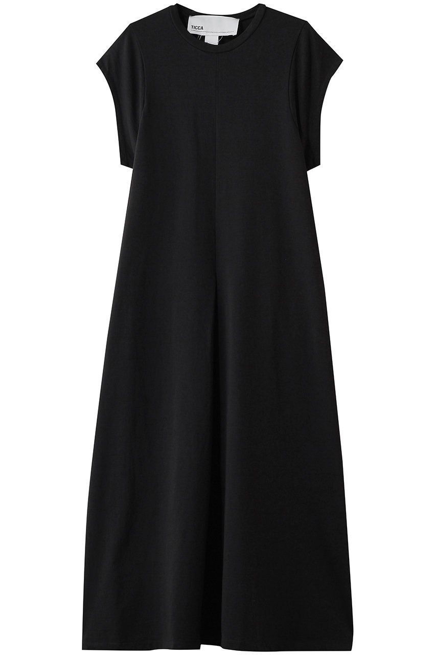 【ティッカ/TICCA】のフレンチスリーブドレス インテリア・キッズ・メンズ・レディースファッション・服の通販 founy(ファニー) ファッション Fashion レディースファッション Fashion for Women ワンピース Dresses フォーマル・パーティードレス・結婚式用ドレス Elegant & Casual Dresses チュニック Tunic Tops & Dresses シンプル Simple, Minimal チュニック Tunic, Long Top フレア Flare, Flared ポケット Pocket, Pocket Detail ロング Long, Long-Length エレガント 上品 Elegant 夏 Summer 旅行 Travel チャコールグレー|ID: prp329100004902263 ipo3291000000036686519