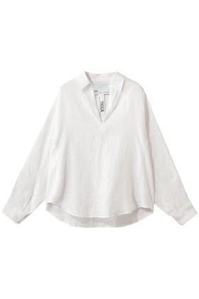【ティッカ/TICCA】のリネンスキッパーシャツ 人気、トレンドファッション・服の通販 founy(ファニー) ファッション Fashion レディースファッション Fashion for Women トップス・カットソー Cut & Sew Tops シャツ・ブラウス・オフィスカジュアル Elegant Blouses & Button-Ups エレガント 上品 Elegant スキッパー Skipper, Open Collar スリーブ Sleeve, Long Sleeve / Short Sleeve フィット Fit, Slim Fit リネン Linen, Linen Fabric リラックス Relax, Relaxed Fit ロング Long, Long-Length 夏 Summer |ID:prp329100004902271