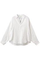 【ティッカ/TICCA】のリネンスキッパーシャツ 人気、トレンドファッション・服の通販 founy(ファニー) ファッション Fashion レディースファッション Fashion for Women トップス・カットソー Cut & Sew Tops シャツ・ブラウス・オフィスカジュアル Elegant Blouses & Button-Ups エレガント 上品 Elegant スキッパー Skipper, Open Collar スリーブ Sleeve, Long Sleeve / Short Sleeve フィット Fit, Slim Fit リネン Linen, Linen Fabric リラックス Relax, Relaxed Fit ロング Long, Long-Length 夏 Summer thumbnail ホワイト|ID: prp329100004902271 ipo3291000000036686605