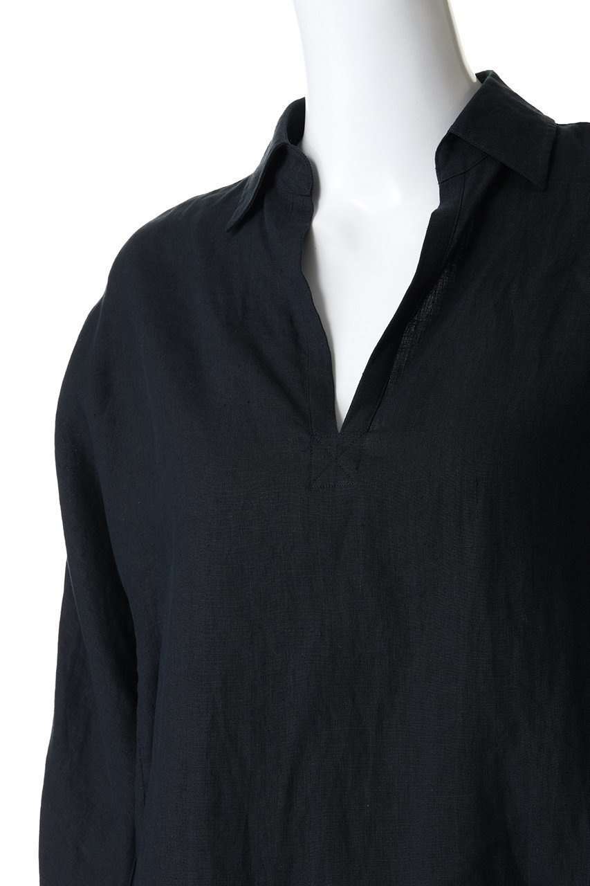 【ティッカ/TICCA】のリネンスキッパーシャツ 人気、トレンドファッション・服の通販 founy(ファニー) 　ファッション　Fashion　レディースファッション　Fashion for Women　トップス・カットソー　Cut & Sew Tops　シャツ・ブラウス・オフィスカジュアル　Elegant Blouses & Button-Ups　エレガント 上品　Elegant　スキッパー　Skipper, Open Collar　スリーブ　Sleeve, Long Sleeve / Short Sleeve　フィット　Fit, Slim Fit　リネン　Linen, Linen Fabric　リラックス　Relax, Relaxed Fit　ロング　Long, Long-Length　夏　Summer　other-5|ID: prp329100004902271 ipo3291000000036686612